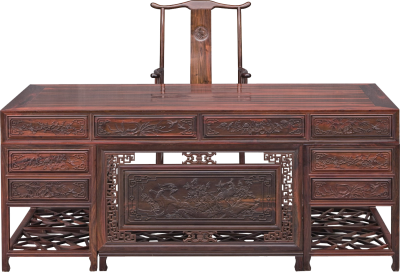 花鳥紋書桌